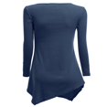 thumbnail image 2 of CHOK Tunique Longue à Manches Longues Col en V pour Femmes Robe T-Shirt, 2 of 3
