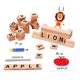 thumbnail image 2 of Wooden Alphabet Word Puzzle Game Children's Early Education English Word Matching Cognitive Toy Interactive Early Education Puzzle, Fun Puzzle, 2 of 3