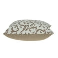thumbnail image 6 of Parkland Collection Cairo 20x20" Tapestry Cotton Throw Pillow in Beige/Off White, 6 of 8