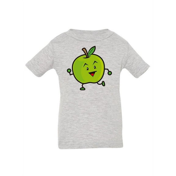 Cute Apple Character  T-Shirt Infant -Image by Shutterstock,  24 Months