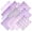 Purple, variant on 12PCS 46x56cm (18 X 22 Inches) Polyester Fabric With Bundled Printing, Quilting, Splicing, Square Sewing Fabric, DIY Handmade Home Party Decoration（Pink）