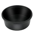 thumbnail image 1 of 现货供应橡胶桶饲料盆 黑色橡胶塑料狗碗 圆形宠物喂食盆 4QT 4L, 1 of 8