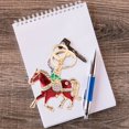 thumbnail image 7 of Jiibva Rhinestone Horse Keychain Alloy Horse Keyring Sparkling Crystal Bag Keyring for Women Car Key Fob Charm Stylish Pendant for Handbags Backpacks, 7 of 7