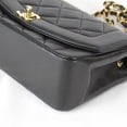 thumbnail image 6 of Pre-Owned CHANEL Matelasse Diana Chain Shoulder Bag in Black Lambskin for Women (Good), 6 of 20