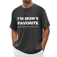 thumbnail image 5 of gcong Im Moms Favorite T Shirt Funny Moms Favorite Son Daughter I'm Mom's Favorite T-Shirt Unisex, 5 of 6