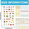 thumbnail image 4 of 8 sheets Daily Planners Stickers Everyday Essentials Planner Stickers Monthly Weekly Daily Planner Stickers for Journals and Calendars Decorating, Planning, Crafts, 4 of 4