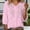 Pink, variant on Tweang Cotton Blend Tops for Women Peasant Blouses for Women Floral Embroidered Boho Tops Boho Peasant Blouses Boho Tops for Women 2026 Cotton Button Down Graphic Shirt Half Sleeve Blouses Blue L