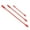 Red, variant on Shoreew 3Pcs Silicone Spatula Set Mini Jar Scraper Small Makeup Lotion Stirrer Mini Spatula for Jars Cosmetics Creams