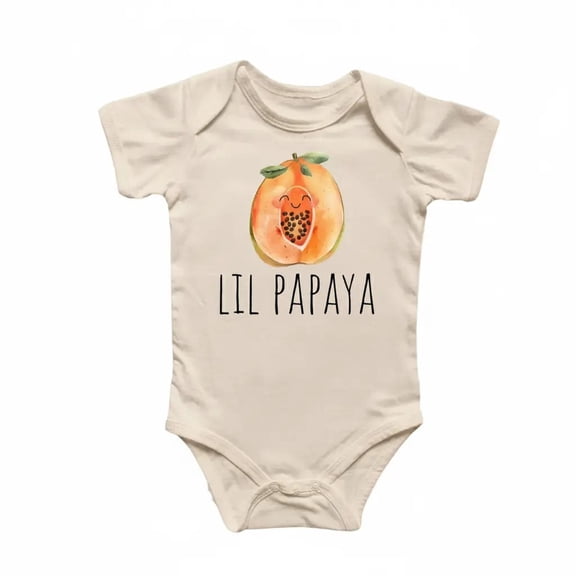 Papaya Fruit Newborn Baby Bodysuit