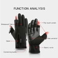 thumbnail image 4 of Heated Gloves Touch Screen Men Cycling Gloves Waterproof Winter Bicycle Gloves Riding Scooter Windproof Outdoor Motorcycle Ski Bike Warm Glove, 4 of 8