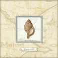 thumbnail image 1 of Tile Mural Bathroom Backsplash - Sea Treasure IV - by Charlene Audrey, 1 of 1