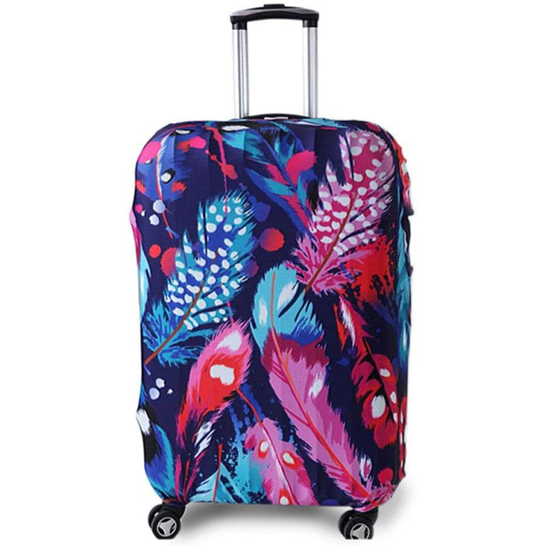 Luggage Cover Travel Case Cover for 18 to 32 inch Luggage Protector Cases  Fashion Initial Name A To Z Letter Printing For Men Women Outdoor Holiday  Travel Essentials Accessories Polyester Suitcase Elastic