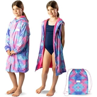 Kids swim parka deals