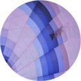 thumbnail image 1 of Ahgly Company Machine Washable Indoor Square Transitional Bright Lilac Purple Area Rugs, 3' Square, 1 of 7