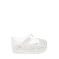 thumbnail image 4 of Wonder Nation Baby and Toddler Girls Mary Jane Jelly Shoes, 4 of 5