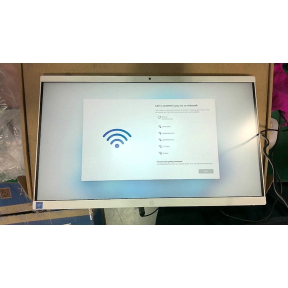 Pre-Owned HP All in One Desktop Computer, Intel Celeron J4025, 21.5 " FHD Anti-Glare Display, 32 GB DDR4, 1 TB SSD, Wired Mouse and Keyboard, Wi-Fi 6, Bluetooth, HD Webcam, Win 11 Pro