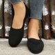 thumbnail image 4 of Amzcrzy Zapatos de mujer,Zapatos de mujer,Zapatillas de mujer, Zapatos planos de color liso para mujer, zapatillas suaves, zapatos casuales Sandalias Mujer Zapatillas De Casa, 4 of 4