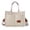 White, variant on Stylago Canvas Tote Bags for Women Multiple Pockets Crossbody Shoulder Bag Students Large Book Messenger Handbags Green