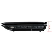 onn 10-Inch Black 480p Portable DVD Player Kit with Screen Swivel and Built-in Speakers