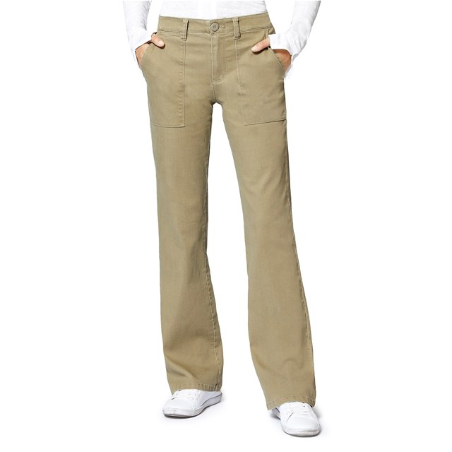 Sanctuary Clothing - Pantalones chinos informales para mujer, color beige, 27 Sanctuary Clothing chino