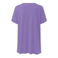 thumbnail image 6 of Manxivoo Womens Cardigan Women Floral Short Sleeve Cardigans for Women Casual Drape Open Front Lightweight Summer Cardigan with Pocket High Low Hem Womens Cardigans Fall Purple, 6 of 6