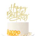 thumbnail image 1 of Cake topper Kaoenla dorado Happy Birthday decoración, 1 of 7
