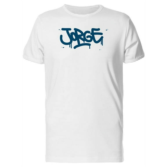 Graffiti Style Jorge Tee. Men's -Image by Shutterstock