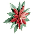 thumbnail image 5 of Northlight 16.25" Large Red and Green Metal Poinsettia Christmas Wall Hanging, 5 of 5