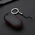 thumbnail image 6 of Protector Car Key Case Cover With Leather Key Shell Storage Bag Protector Cover Pocket Case For Tesla Accessories, 6 of 8