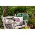 thumbnail image 4 of 16" x 16" Simply Daisy Circles Indoor/Outdoor Pillow, Maroon Red Qty 1, 4 of 6
