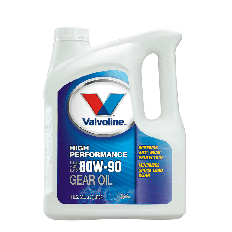 Valvoline 高性能 80W-90 ギアオイル 946mL5本セット Valvoline High Performance 80W-90 Gear Oil 1 Gallon