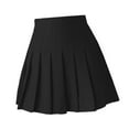 thumbnail image 3 of Femmes Jupe Plissée Mini Tennis Patineur Jupe Uniformes BlackXL, 3 of 8
