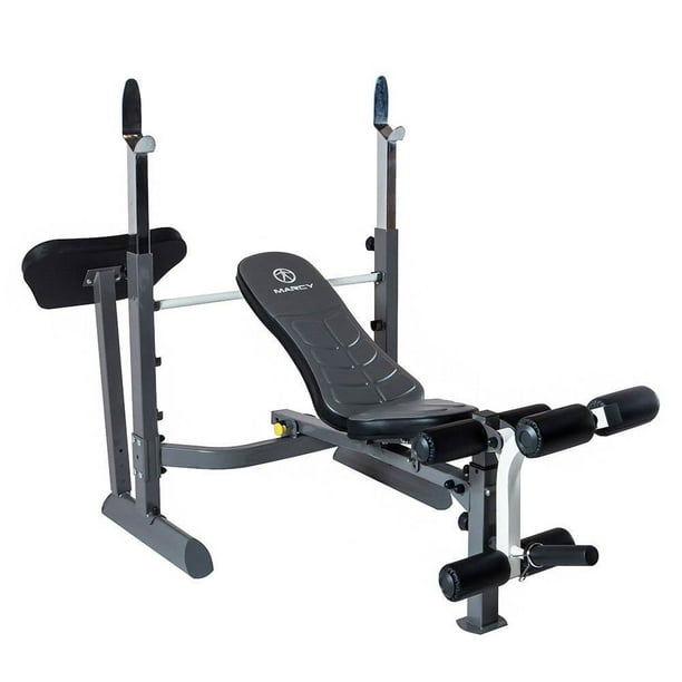 Marcy Foldable Durable Mid Size Multi Function Gym Rack Style Workout ...