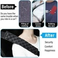 thumbnail image 4 of GoXteam 4 Pack Black Seat Belt Cover Extra Long Seat Belt Pads for Car Seatbelt Protector Soft Comfort Safe Belt Shoulder Strap Covers Harness Pads Helps Protect Your Neck and Shoulder, 4 of 7