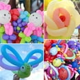 thumbnail image 5 of NOGIS 100pcs 260 Long Balloons, Multicolors Animal Balloons Premium Pastel Latex Twisting Balloon for Birthday Wedding Festival Clowns Party Decorations（Light Multicolor）, 5 of 7
