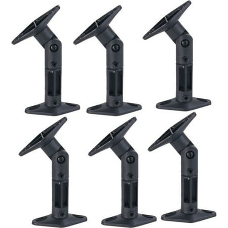 - Impact Mounts 6 PACK UNIVERSAL CEILING WALL SATELLITE SPEAKER MOUNT BRACKETS HOME THEATER