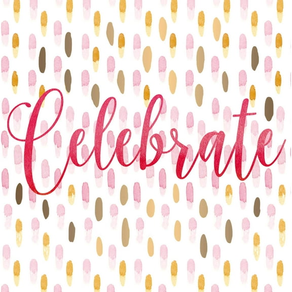 Evergreen Foil Paper Cocktail Napkin, 40 count, Summer Days