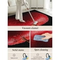 thumbnail image 5 of Red Fruit Area Rug for Bedroom 3x5 Ft Real Black Background Super Soft fuzzy Throw Rug Non-Slip Fluffy Plush Indoor Floor Carpet for Living Room Nursery Home Decor, 5 of 8