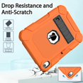 thumbnail image 5 of BMOUO Case for iPad (A16) 11th Generation 11 Inch 2025/iPad 10th Generation 10.9" 2022 - with Kickstand & Pencil Holder, Heavy Duty Shockproof Protective iPad 11th 10th Generation Case, Orange, 5 of 7