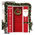 thumbnail image 4 of tamaño extragrande, 71 x 12 pulgadas, colgante de Feliz Navidad, feliz año nuevo, para puerta, porche, para interiores y exteriores, patio, jardín, fiesta, decoración de pared, 4 of 4
