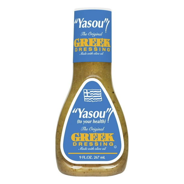 Yasou Greek Salad Dressing, 9 fl. oz.