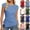 #01 Blue, variant on Womens Twist Front Cap Sleeve Tops Crew Neck Slim Fit Dressy Casual Blouses Business Office Work Fashion Shirts Elegant 2026 Summer, #01 Black, M