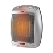 Lasko 754200 Silver 1500W 2 Speed, Thermostat Tabletop Ceramic Space Heater