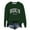 Dark Green, variant on UJNDER Women's Sweatshirt YORK Print Crew Neck Long Sleeve Lightweight Casual Green M