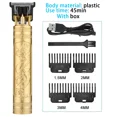 thumbnail image 1 of Cordless Hair Clippers, Rechargeable T-Blade Barber Trimmer for Haircuts Beard Trimming and Grooming, 1 of 7