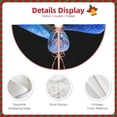 thumbnail image 3 of Sikiie Blue Viper Snake Nativity Christmas Tree Skirt, Jesus Christian Winter Holiday Tree Mat Decoration(30-48IN)48", 3 of 6