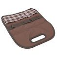 thumbnail image 2 of Bolsa de herramientas de gran capacidad, bolsa de almacenamiento de herramientas de carpintería portátil para jardín y hogar, color a juego, color café a cuadros, 2 of 8
