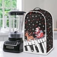thumbnail image 5 of HELLHERO Mixer Cover for Polyester Lightweight with Washable, Santa Claus and The Piano, 5 of 6