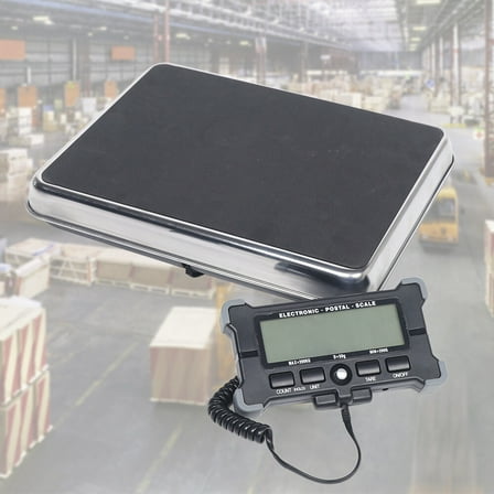 440lbs High Precision Digital Packaging Shipping Postal Scale LCD 12.4*9.8 For Post Offices, Warehouses