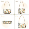 thumbnail image 7 of FORMRS Womens Shoulder Bag with Chain Strap Clutch Purse Cute Tote Handbag, Orange, 7 of 7